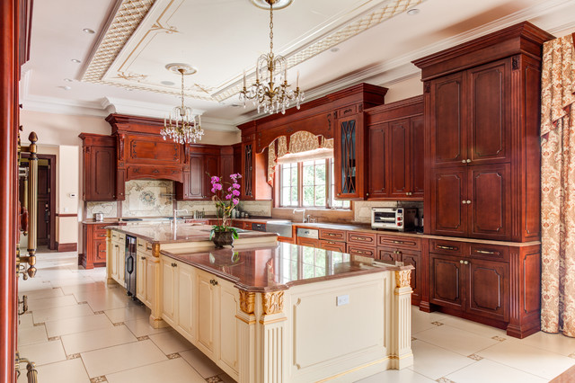 Kings Point Residence Traditional Custom Kitchen Millwork