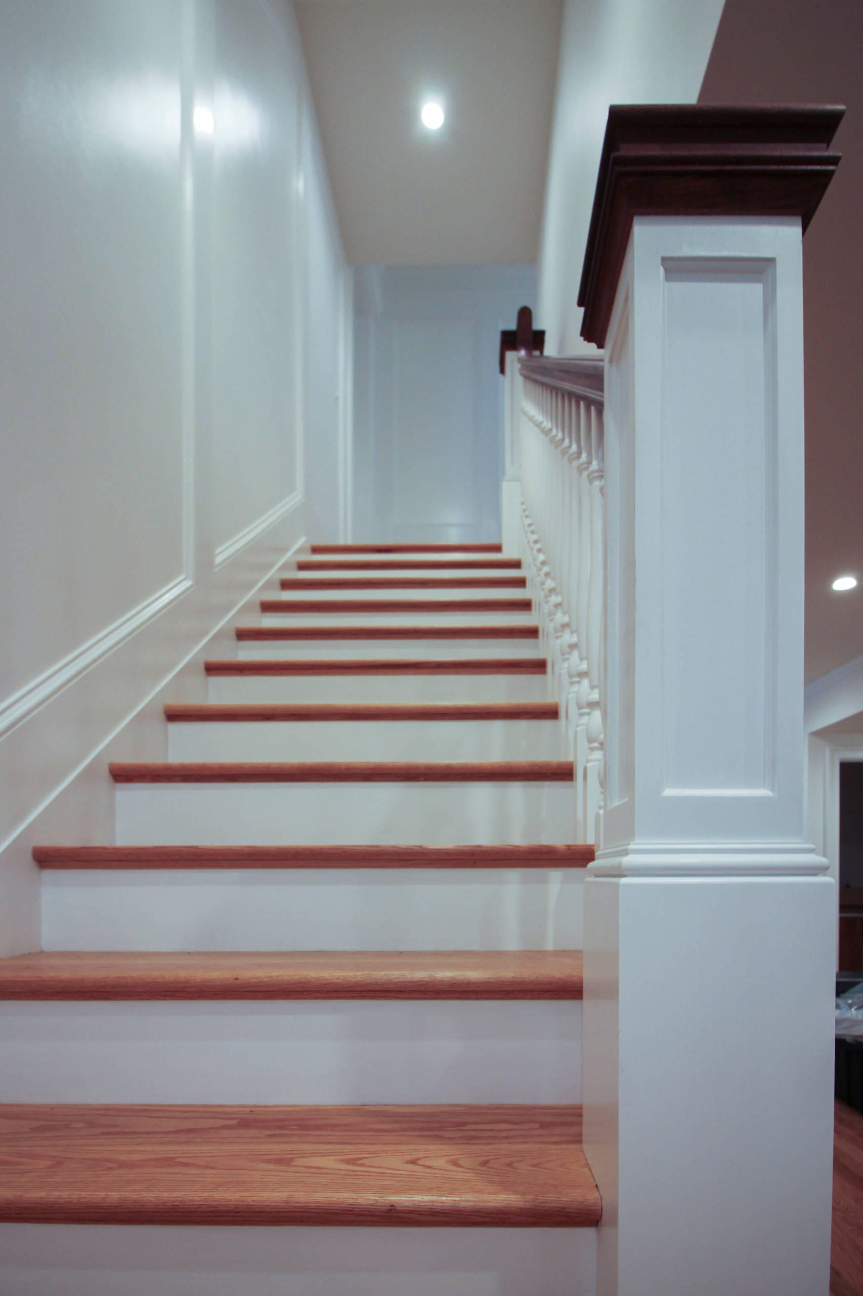 56_Elegant Wall-Mounted Craftsman Style Staircase, Arlington VA 22205