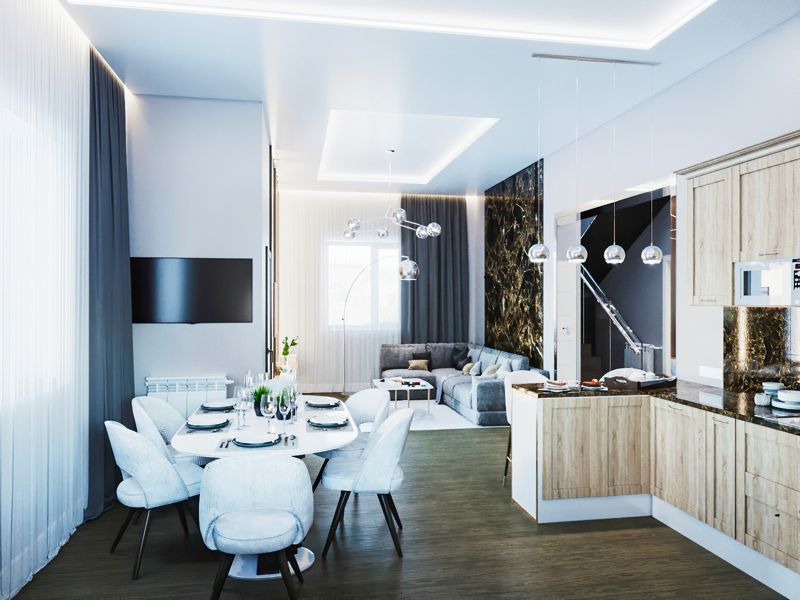 Дом 180 кв.м. в современном стиле.