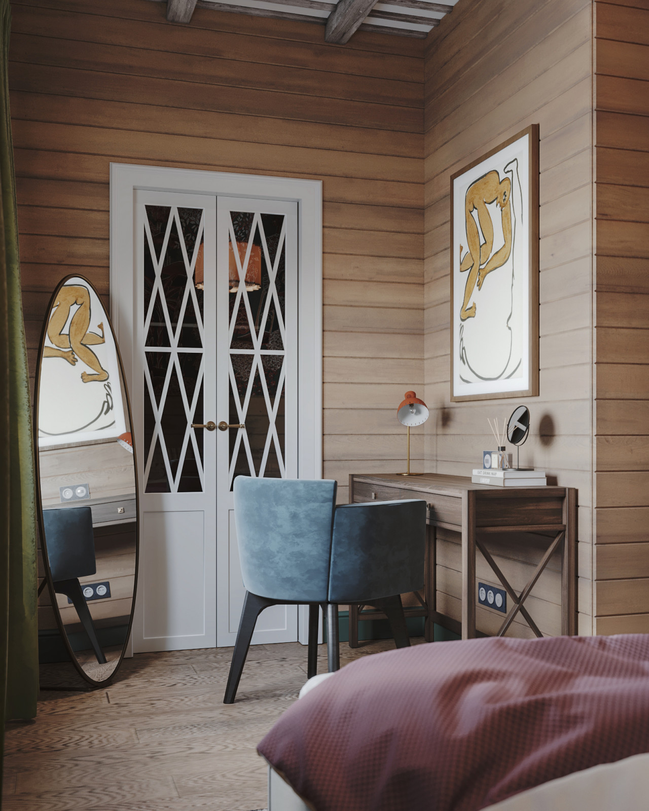 Загородный дом для молодой семьи с котами