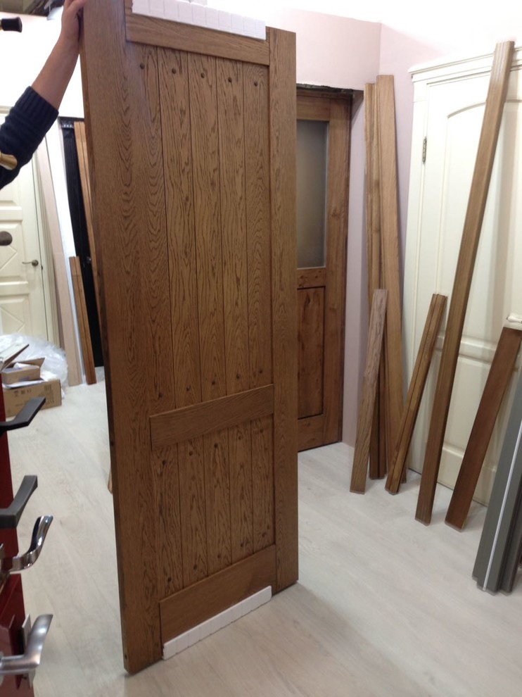 Дверь лофт и кантри. Модель Скиф, отделка маслом