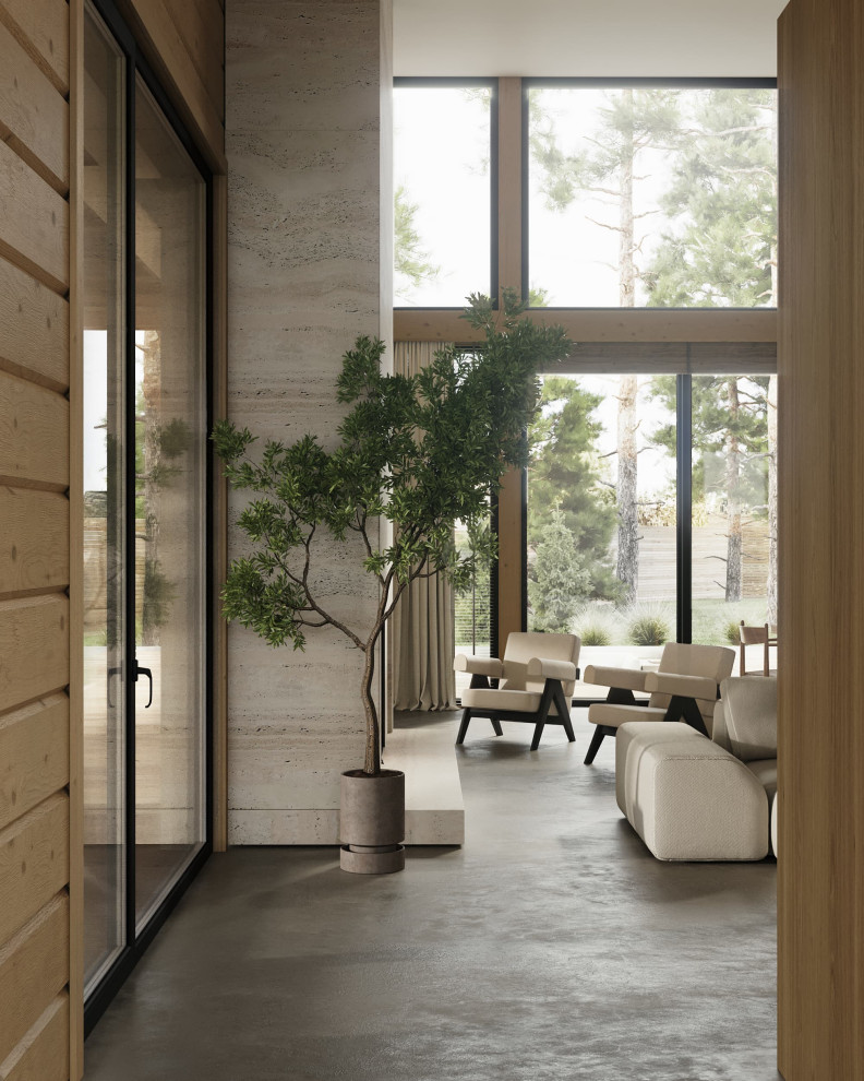 Wooden House in minimalism