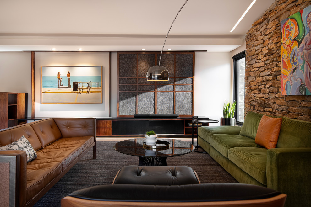 Olathe MCM - Midcentury - Living Room - Kansas City - by Stumpff ...