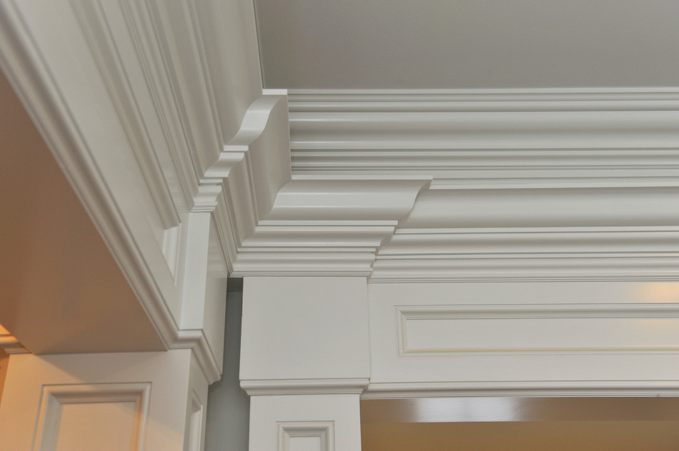 Inspiration for a transitional hallway remodel in New York