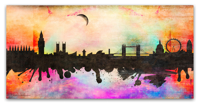 Mark Ashkenazi 'London 1' Canvas Art, 47