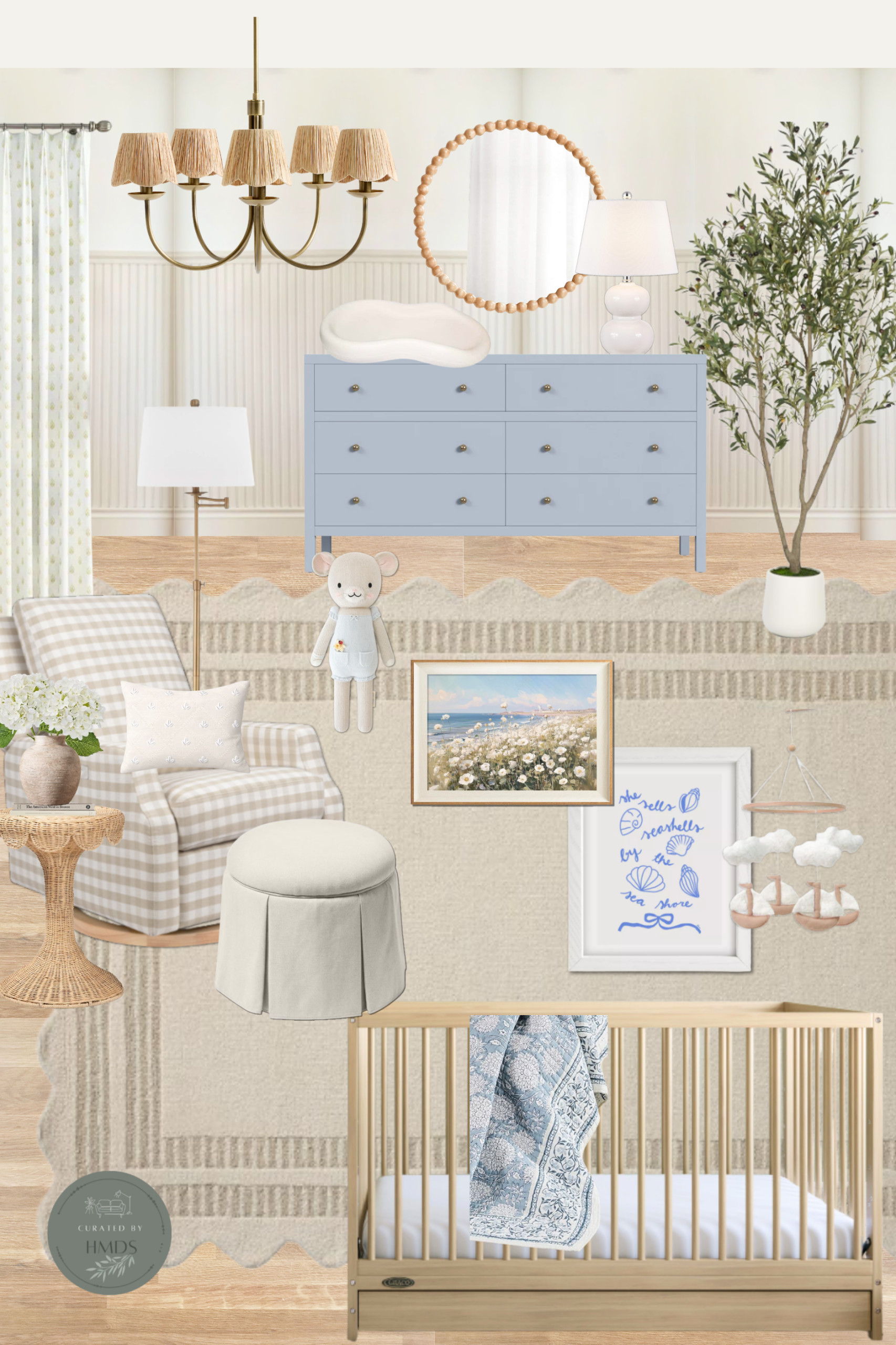 Girls Coastal Nursery