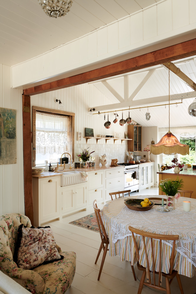 This is an example of an eclectic kitchen in Other.