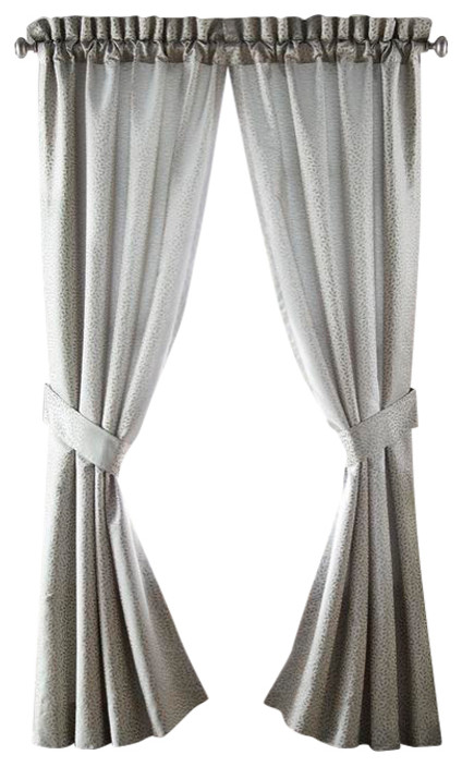 Croscill Dianella Poletop Drapery 82x84 Traditional Curtains