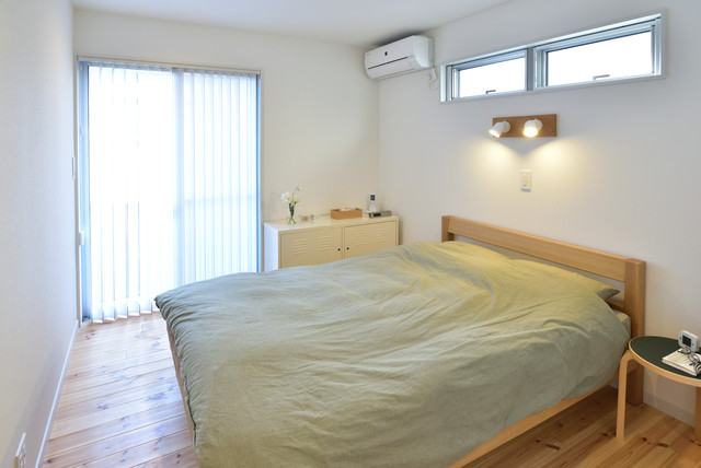 寝室はシンプルに minimalistisch-schlafzimmer