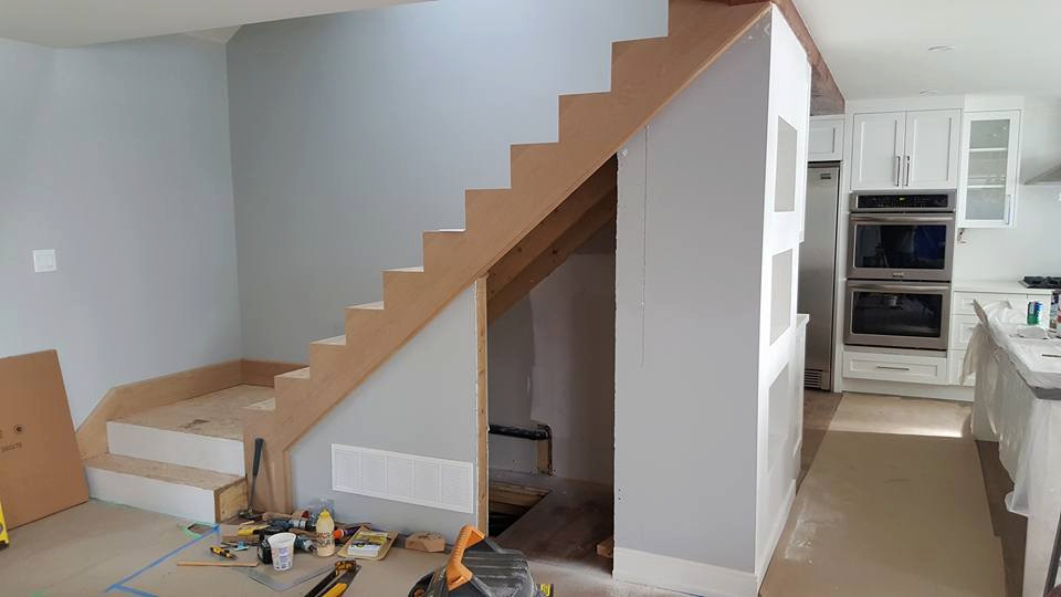 Custom Stairs and Hidden Door