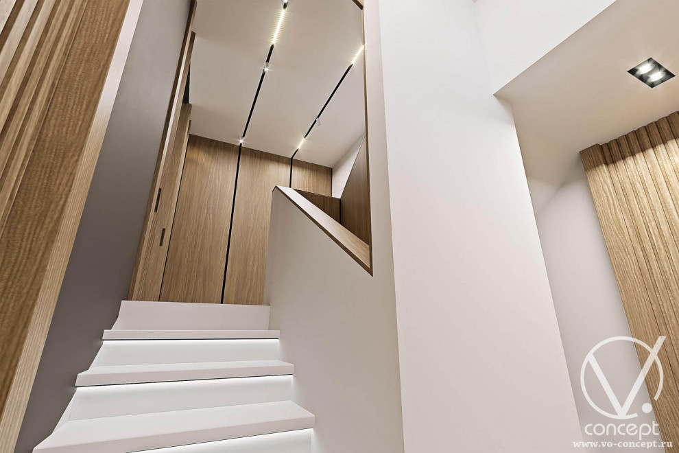 Реконструкция интерьеров дома в подмосковье. 350 м.кв.