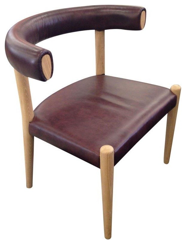 Used Mid-Century Modern Leatherette Chair
