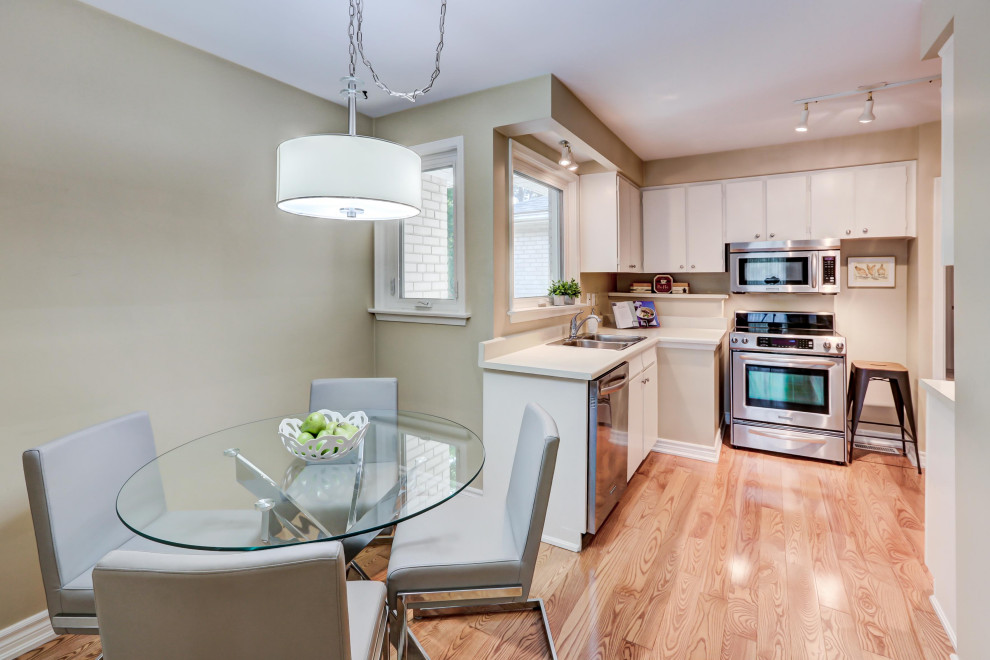 Inspiration for a transitional kitchen remodel in Toronto