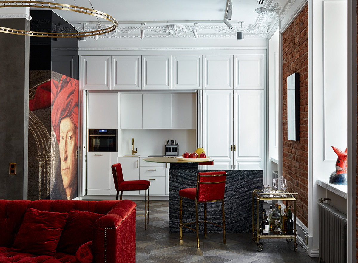 Кухня, скрытое исполнение