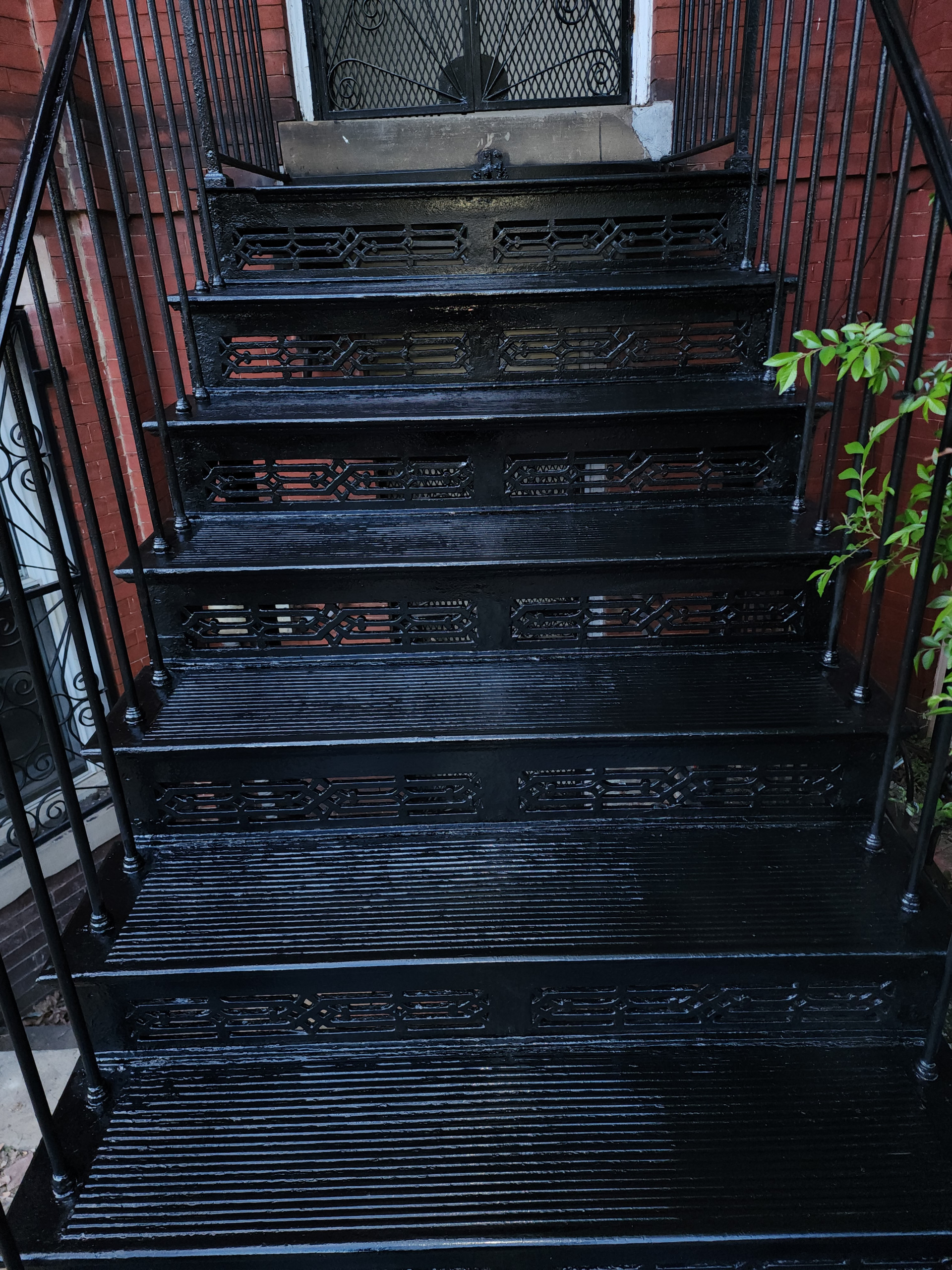 Cast Iron staircase, antique restoration
