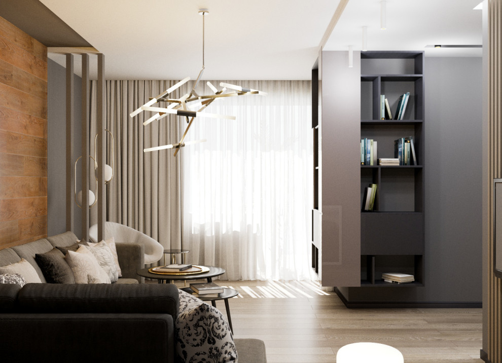 Интерьер 2-комнатной квартиры для молодого человека