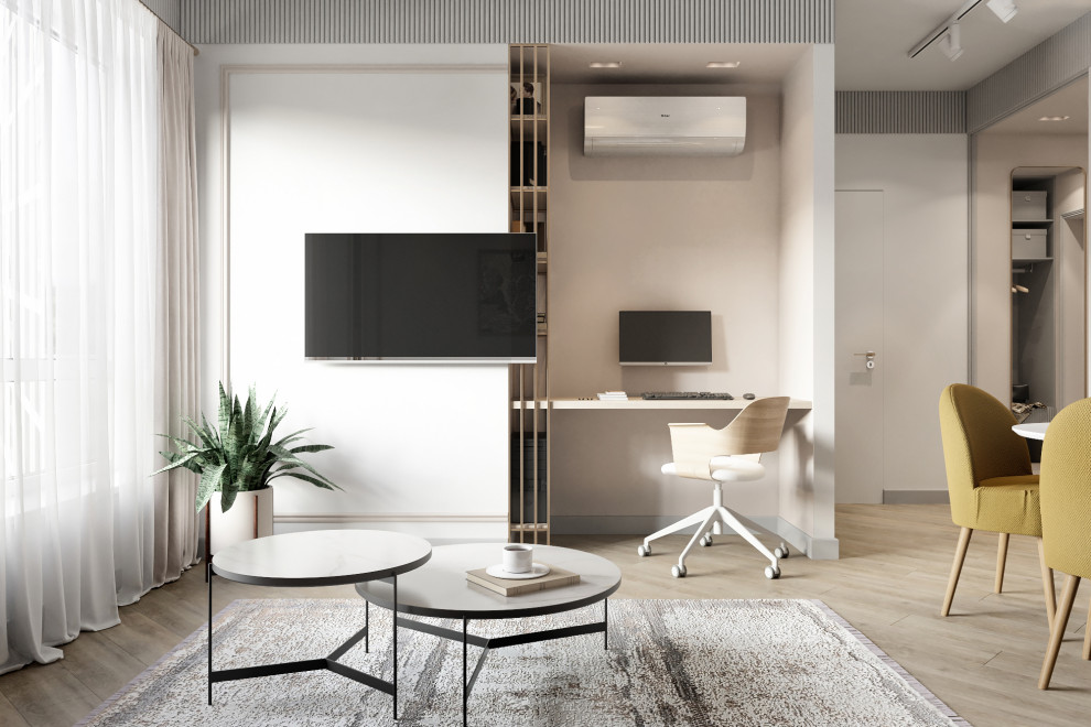 Визуализация однокомнатной квартиры 38 м2