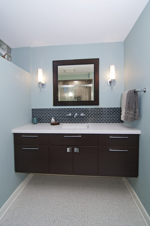 6 Reasons To Float Your Bathroom Vanity, How High Should A Floating Vanity Be Off The Floor