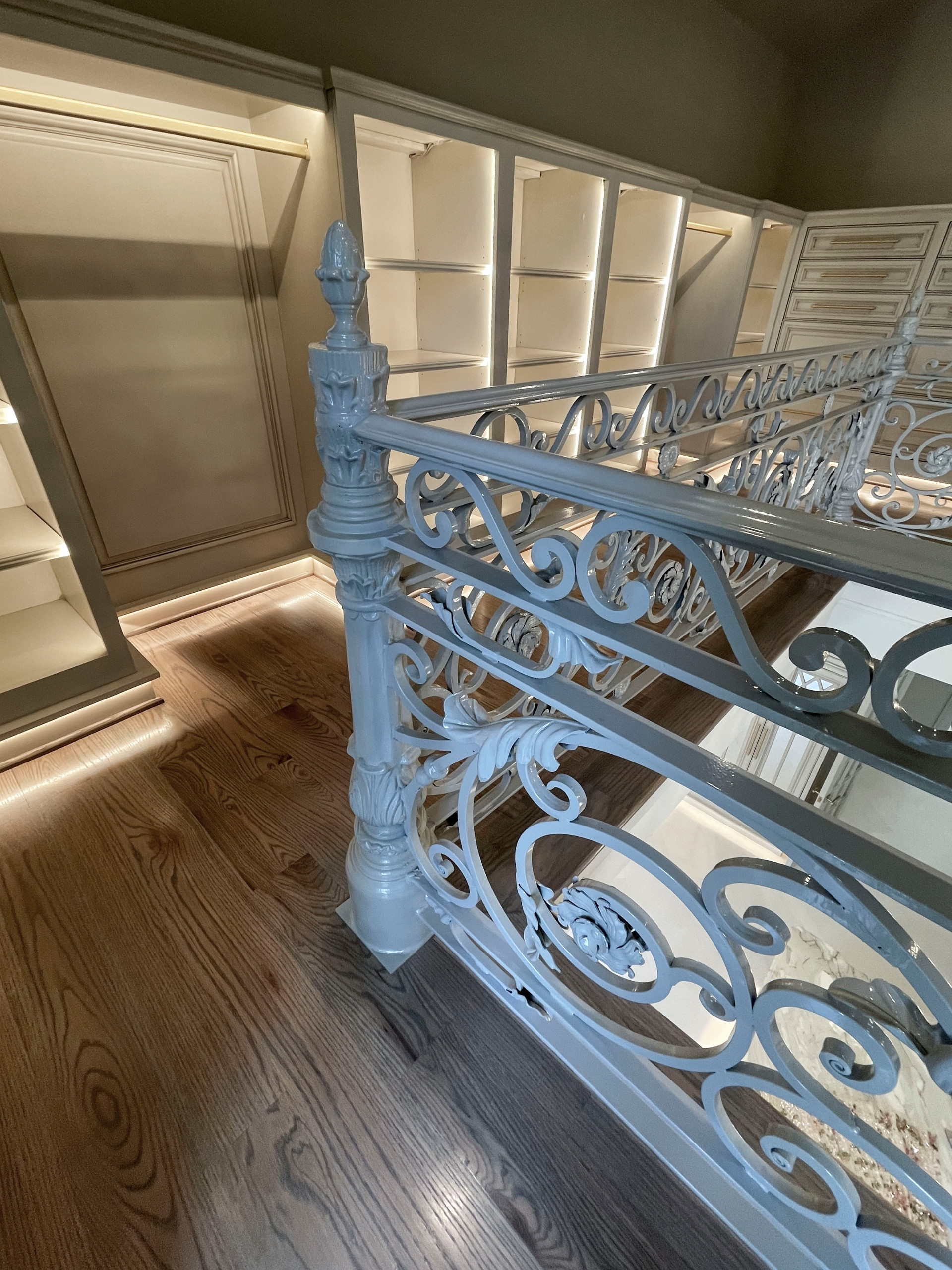 104_Curved Staircases in 18th Century French Inspired Mansion, Mclean VA 22101