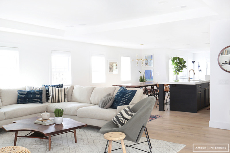 Inspiration for a scandinavian family room in Los Angeles.