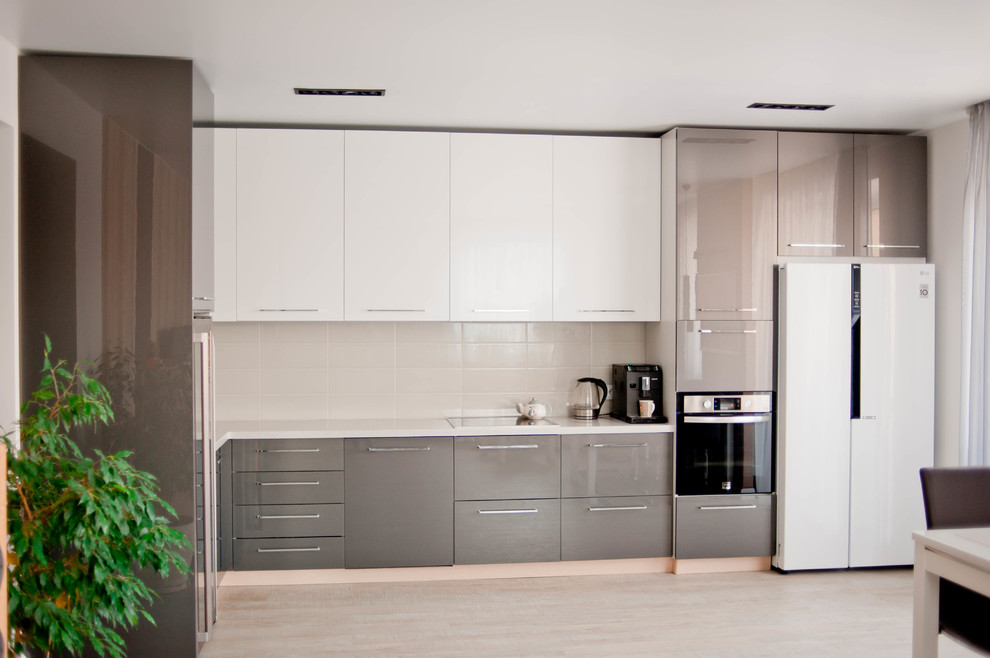 Квартира в современном стиле с элементами этно для молодой семьи