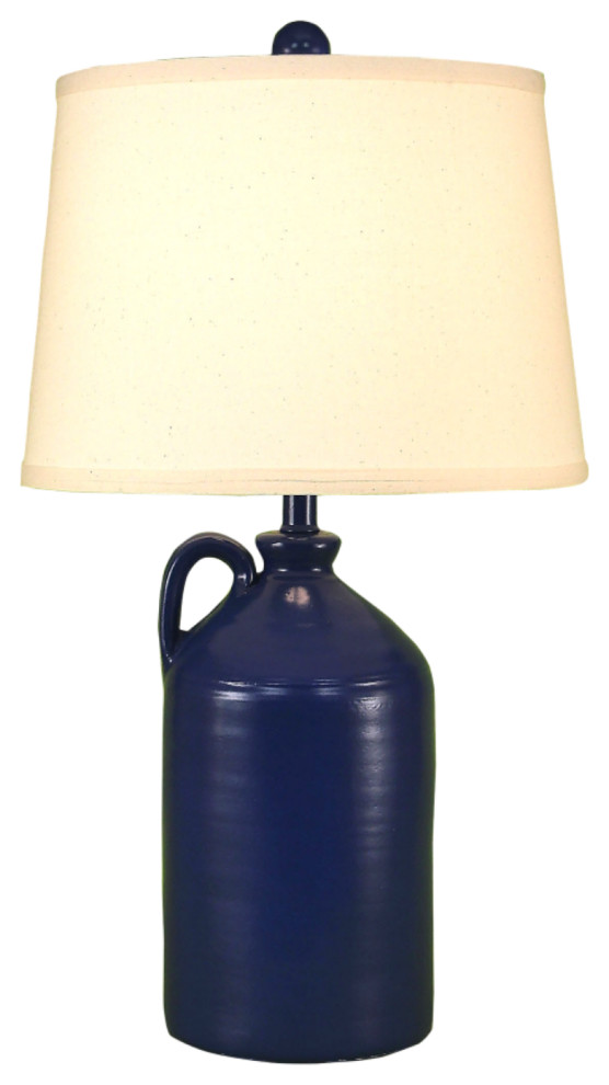 Morning Jewel High Gloss 1Handle Jug Table Lamp Contemporary Table
