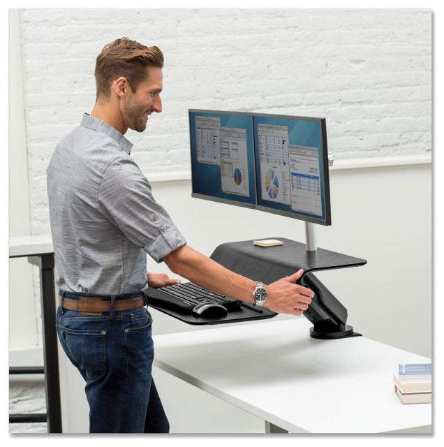 Fellowes Lotus RT Sit-Stand Workstation, 35.5