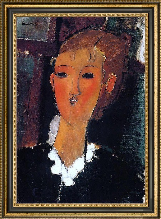 Amedeo Modigliani Young Woman Small Ruff