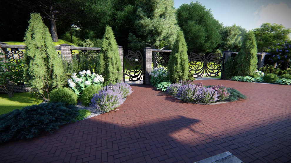 Ландшафтный проект благоустройства участка п. Куликово, Калининградская область