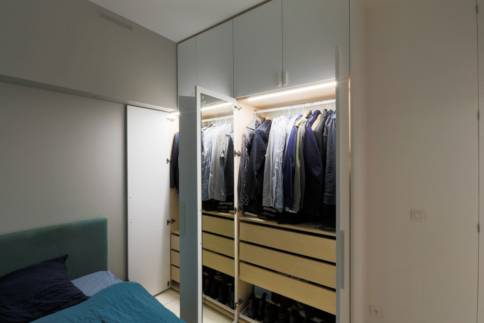 Exemple d'une chambre tendance.