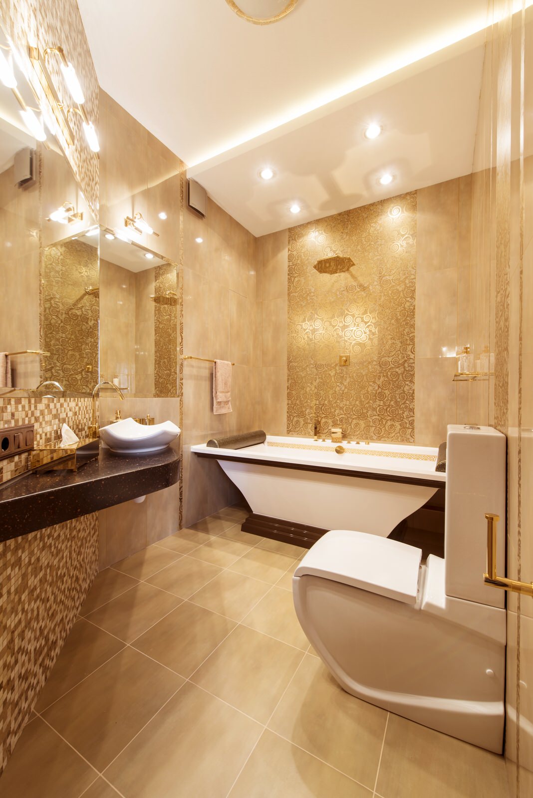 Ванная в стиле ар-деко