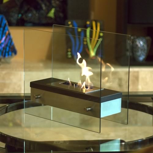 Bluworld Nu-Flame Ardore Modern Tabletop Fireplace