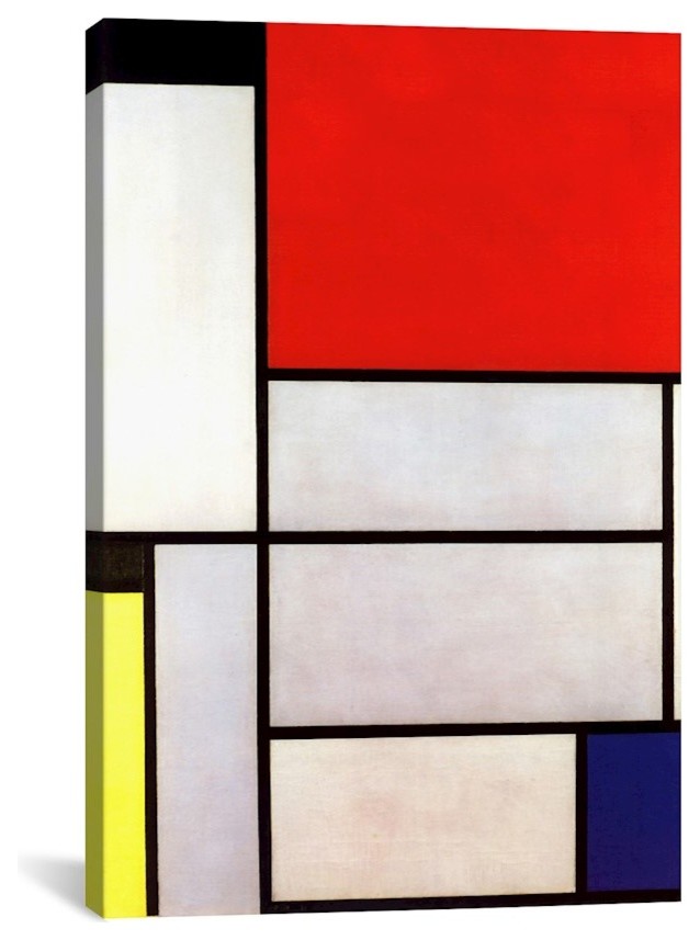 iCanvas "Tableau l, 1921" by Piet Mondrian Canvas Print, 18"x26"