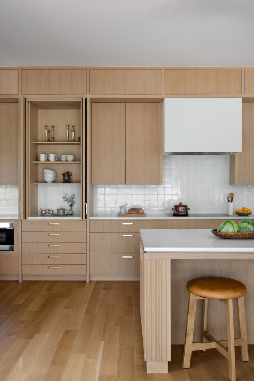 High-quality RTA cabinets in light wood with precision joinery, soft-close hardware, and modern Canadian kitchen design
