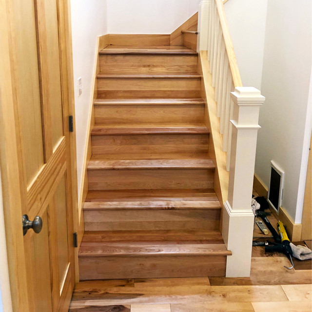 Birch Stair Treads Traditional Staircase Other by Hardwood Lumber Company Houzz UK
