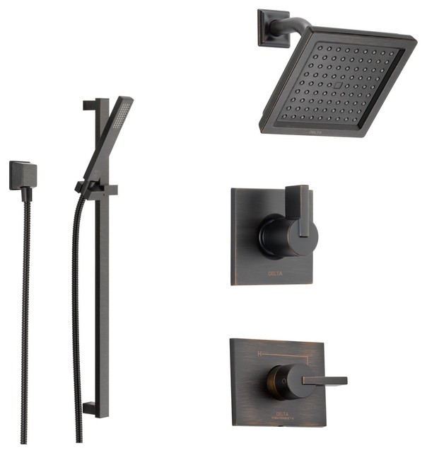 Delta Vero Collection Bronze Finish Custom Shower System