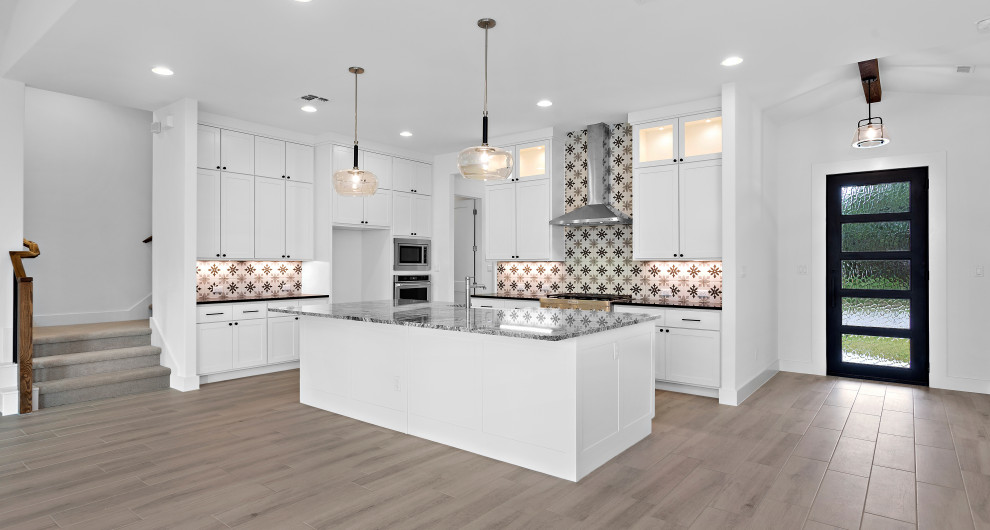 Trendy home design photo in Austin