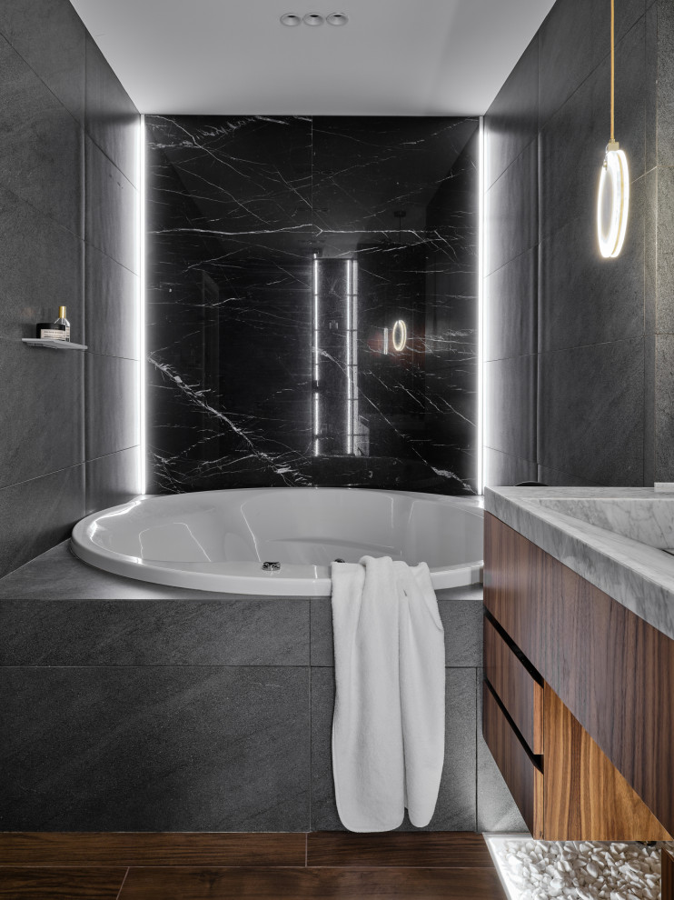 Ванная комната в реализованном проекте ЖК Наследие