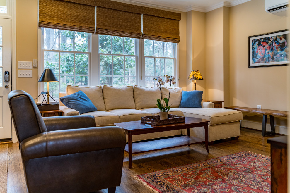 Home design - transitional home design idea in Raleigh