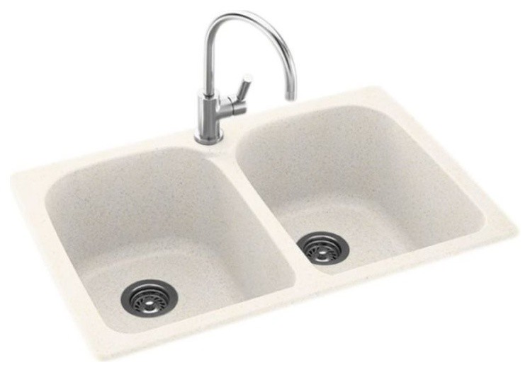 swan 33x22x10 solid surface kitchen sink