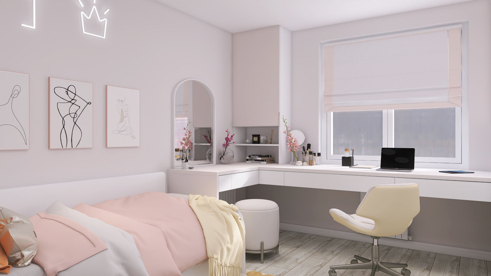 г. Саратов, детская для 2-ух принцесс 18 кв.м.