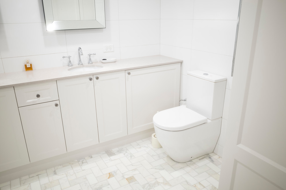 Design ideas for a mediterranean bathroom in Sydney.