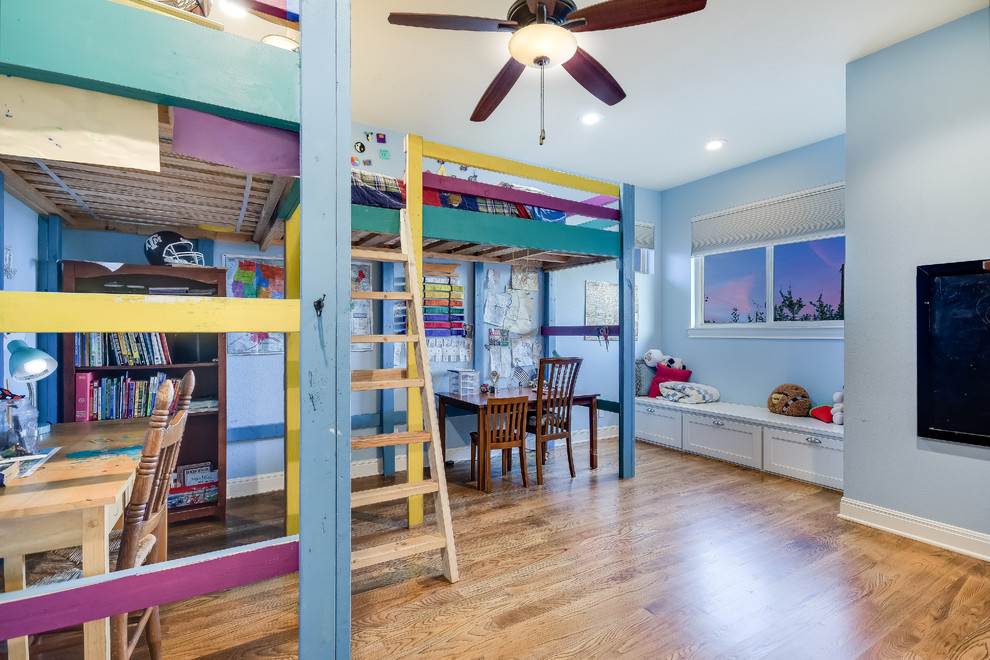 Design ideas for an eclectic kids' room in Other.