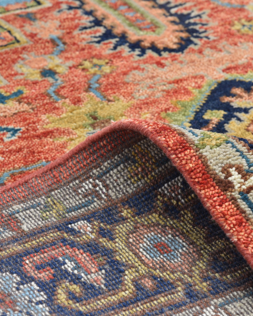 Miranda Handmade Area Rug, Red, 8x10' - Mediterranean - Area Rugs - by ...