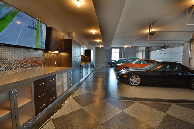 Ultimate Garage - Industrial - Garage - Edmonton - by Homes By Design ...