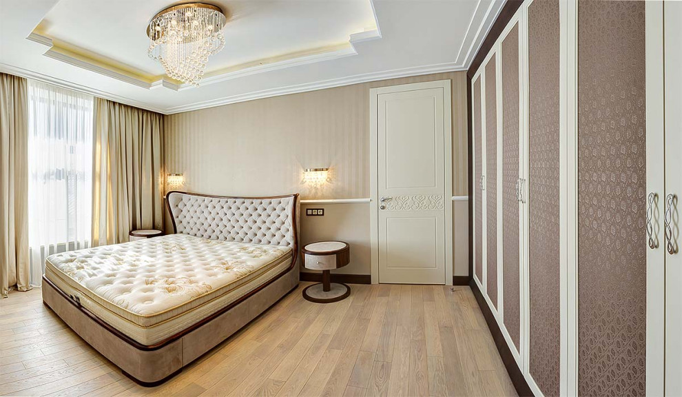 Дом в бежевых тонах