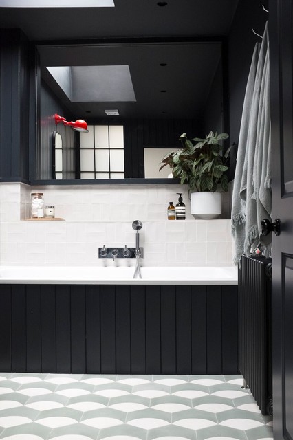 Southfields Loft Conversion contemporary-badrum