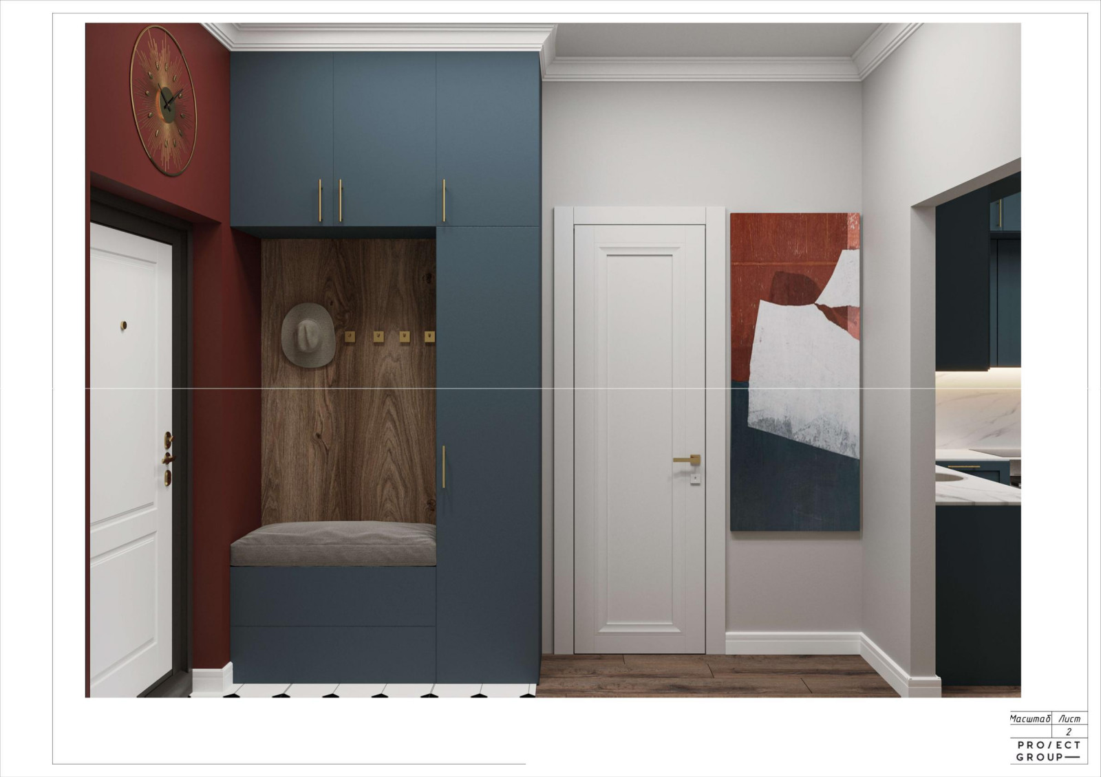 Проект В ЖК Ривер парк 40 м2