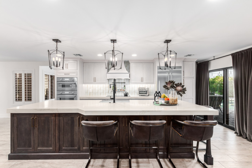 Mountain style kitchen photo in Phoenix