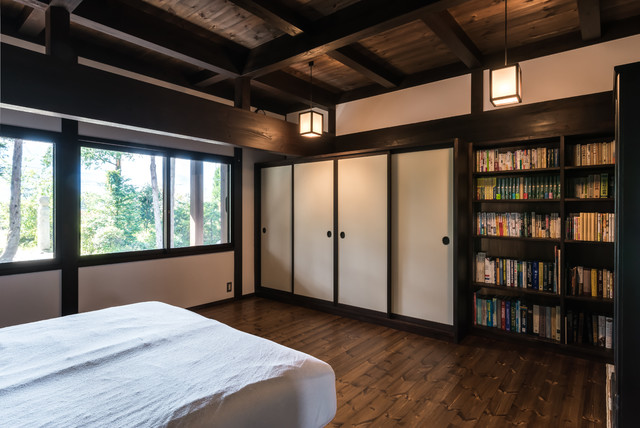 信州・安曇野の古民家再生 japanisch-schlafzimmer
